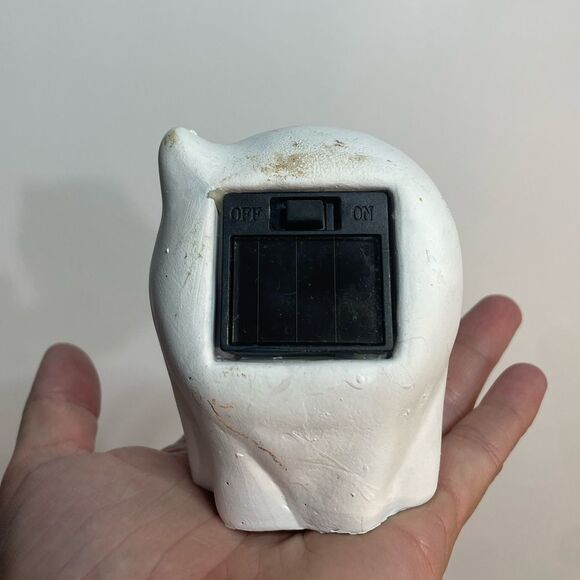 5 for $25🔥Halloween Cement Ghost Solar Decor, 2.48x2.75x3.15 in. - Picture 3 of 3